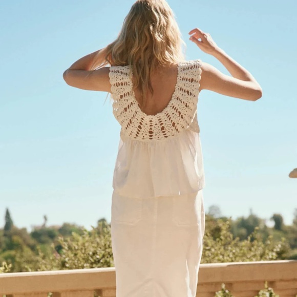 THE GREAT. Tops - The Great. Soleil top crochet knit